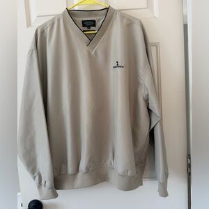 Pebble Beach V-Neck Pullover - Waterproof in Light Beige